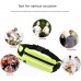 Running Belt Fanny Pack,2 Pack Waist Pack Bag with Water Bottles Adjustable for Hiking Fitness Cycling Workout Gym,Reflective Runners Belt Pocket Phone Holder Sports with Headphone Port Black&Green - BFO3H6O2P