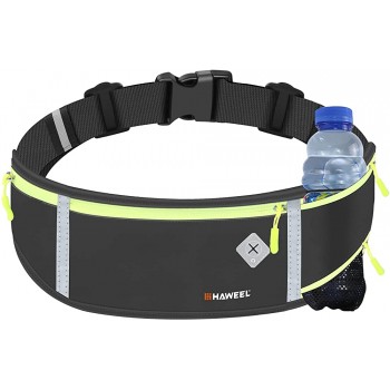 Running Fanny Pack Waist Bag Phone Holder Belt with Water Bottle Holder Suitable for Runner Cycling Hiking Accessories for iPhone 12 Plus Samsung Galaxy etc. - BJROEY11T