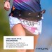 Fitletic Ultimate II Race Belt Running Belt | Patented No Bounce Technology for Marathon Triathlon Ironman Trail 5K 10K | Sport Belt | N04 - BPLHTDBUR