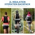 INOXTO Hydration Pack Backpack ，Water Backpack with 2L Leakproof Water Bladder Running Hydration Vest for Man Daypack for Cycling Motocross Climbing Trail Running - B9KY0EJGT