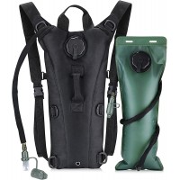 REVO Hydration Pack Backpack with 3L Bladder Tactical Water Bag for Hiking Biking Running Walking and Climbing - B1N1MGD2X