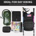 SHARKMOUTH Tactical Hydration Backpack Day Pack with 2L Water Bladder Fit for Hiking Running Men Women Kid - B0P2RZ66S