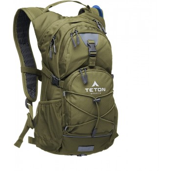 TETON Sports Oasis 22L Hydration Pack with Free 3-Liter Water Bladder; The Perfect Backpack for Hiking Running Cycling or Commuting Olive 3L Bladder 2022 Model Hydration - BCC7B2R5C