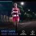 247 Viz Reflective Running Vest Safety Gear High Visibility Vest for Women & Men Stay Visible & Safe Light & Comfy Running & Cycling Vest Large Pocket Adjustable Waist & 2 Reflective Bands - BV3ATVKSX