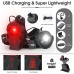 ANGGOER Running Lights for Runners 500 Lumens 3 Modes Night Walking Camping Safety Gear Rechargeable LED Flashlight Reflective Chest Light with Input Output Port Warning Lamp90° Adjustable Beam - BPUO9HHBU