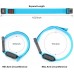 BSEEN 1 Pack for 2 PCS LED Armband Running armabnd led Bracelet Glow in The Dark-Safety Running Gear.Use Fluorescent Blue - BTLK67WXC