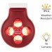 Nathan LED Safety Light Strobe Clip-On. Extremely Powerful Flashing Size of a Quarter. Weather Resistant. for Running Walking Dog Kids Biking. Red or Yellow - BQWGDQHX8