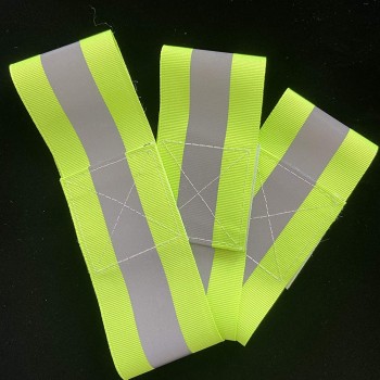 Raccua High Visibility Reflective Bands 6 Packs Green Three Sizes Reflective Running Gear Kids Dog Night Safety Belt Arm Ankle - BPU0BZTOO