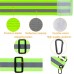 Reflective Running Gear 3Pcs Reflective Gear for Body Wrist Leg Adjustable Shoulder Strap with Carabiner Safety Reflector Tape Straps Large Reflective Surface Area Suitable for Night Running - BU22ODAIY