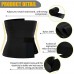 Waist Wrap Waist Trainer for Women,Snatch Me Up Bandage Wrap Lumbar Waist Support Belt,Adjustable and Comfortable Backrest for Lower Back Pain Relief Black - BD0IALBGY
