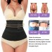 Waist Wrap Waist Trainer for Women,Snatch Me Up Bandage Wrap Lumbar Waist Support Belt,Adjustable and Comfortable Backrest for Lower Back Pain Relief Black - BD0IALBGY