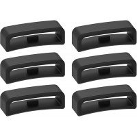 28mm Width Band Keeper Compatible with Garmin Vivoactive HR Forerunner 910XT Fastener Loops Replacement Band Holder Compatible with Fitbit Surge Bands 6 Pack. - BL6QTYR09