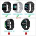 6-Pack Silicone Bands Compatible with YAMAY SW020 SW021 SW023 ID205 ID205L ID205U Smart Watch Band Replacement Quick Release Soft Silicone Bands for Women - BGXD8F2IG
