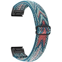 Adjustable Nylon Elastic Bands Compatible with Garmin Fenix 5 Fenix 5plus Fenix 6 Fenix 6pro Forerunner 935 22mm Width Breathable Replacement Band for Forerunner 945 Approach s60 Green Arrow - BX32VNY3T