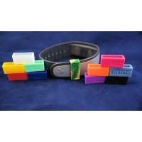Bitbelt 12 pack one of every color 3 that glow in the dark! Protect your Magicband includes 2.0,Fitbit Charge Fitbit Charge HR Garmin Vivofit. - BW12Y0A2C