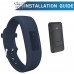 iBREK for Garmin Vivofit 3 jr jr 2 Bands Adjustable Replacement Wristbands with Watch Buckle for Kids Women MenNo Tracker - B3TPB5J9Z