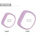 iBREK for Garmin Vivofit jr jr 2 3 Bands Silicon Stretchy Replacement Watch Bands for Kids Boys Girls Small LargeNo Tracker 3 Pack: Transparent Pink&Teal&Lavender Small - B3LW6VHE9