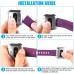 Neitooh 4 Packs Bands Compatible with Fitbit Versa Versa 2 Fitbit Versa Lite for Women and Men Classic Soft Silicone Sport Strap Replacement Wristband for Fitbit Versa Smart Watch - BWV9ZK4SL