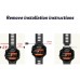 NotoCity Silicone Watch Band Replacement Solft Silicone Strap Compatible Forerunner 230 220 235 620 630 735XT Approach S20 S5 S6-Black Gray - B0Z688QIY