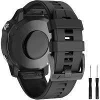 Watch Band for Garmin Fenix 5X 5X Plus Quick Fit 26mm Wristbands,Compatible with Fenix 6X 6X Pro Fenix 3 3 HR - B63U80LS5