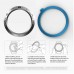 AISPORTS Bezel Ring Compatible for Garmin Fenix 3 Fenix 3 HR Bezel Loop Adhesive Cover Anti Scratch Stainless Steel Metal Bezel Styling Frame Circle Protective Case Cover for Garmin Fenix 3 Fenix 3 HR - BKHYTDS56