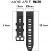 Band for Garmin Fenix 5X Fenix 6X Soft Silicone Replacement Watch Band Strap for Garmin Fenix 5X Fenix 5X Plus Fenix 6X Fenix 6X Pro Fenix 3 Fenix 3 HR Smart Watch Fit 5.7 inches-8.26 inches - BDXKY6YBC
