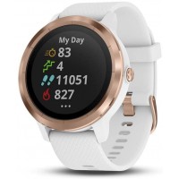 Garmin 010-01769-09 vívoactive 3 GPS Smartwatch with Contactless Payments and Built-in Sports Apps 1.2" White Rose Gold Renewed - B4572V412