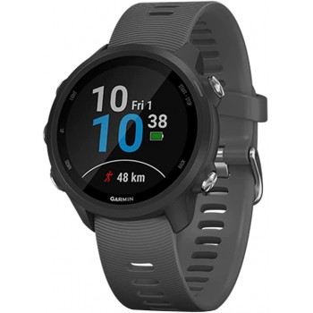 Garmin Forerunner 245 GPS Running Smartwatch with Advanced Dynamics Slate Gray Renewed - BB6VXB3XX