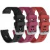 Garmin Venu Sq GPS Fitness Smartwatch and Included Wearable4U 3 Straps Bundle Black Berry Red Lavender Purple 010-02427-02 - B99QP379A