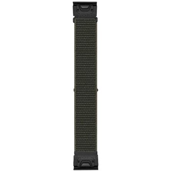 PONATTENO 22mm Quick Release Fit Nylon Watch Band for Fenix 6 Fenix 5 Fenix 7 Soft Loop Sport Wristband Strap for Garmin Fenix 6 Pro Sapphire,Fenix 5 Plus Forerunner 945,Quatix 5Army Green - BSGSVJ5R5