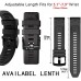 YOOSIDE for Fenix 6S Fenix 5S Plus Silicone Watch Band,20mm Sport Waterproof Quick Release Easy Fit Wristband Strap for Garmin Fenix 6S Pro Sapphire,Fenix 5S Fenix 5S Plus Black - B29NFM5LO