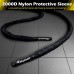 4ActiveU Battle Rope 30 40 50ft Length Heavy Battle Exercise Training Rope Workout Rope Fitness Rope for Strength Training Home Gym Outdoor Cardio Workout Anchor Included 1.5 Inch Diameter - B7OP3R8NO