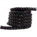 Comie Poly Dacron 30ft 40ft 50ft Length Battle Rope Exercise Workout Strength Training Undulation - BIBPCWCYV