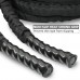GUOYU Nylon Covered Heavy Battle Rope 30ft with Anchor kit ,1.5 Inches Diameter Width 30 Feet Length Upgraded Durable Protective Sleeve Heavy Battle Rope for Crossfit Exercise Training,Core Strength Training Cardio Workout Fitness Exercise - BPCCZTWVU
