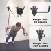 SELEWARE Battle Rope Storage Hook Set Heavy Duty Wall Mount Storage Hook for Battle Rope Exercise Training Rope Rope Anchor Set for Home Commercial Gym Fitness Strength Training Equipment - BNCIMOA8I
