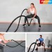 YUELIVES Battle Ropes with Anchor Kit 1.5 2 Inch Full Body Workout Equipment 100% Poly Dacron Heavy Battle Rope for Strength Training Cardio Crossfit Exercise Rope30FT - BLODZ9DAJ