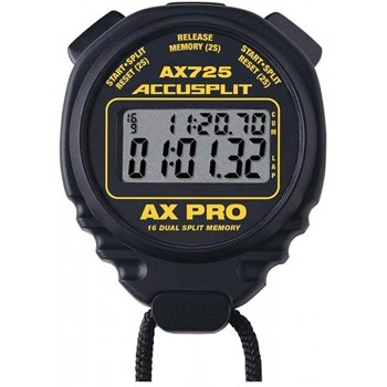 ACCUSPLIT AX725 Dual Line 16 Memory Pro Stopwatch - BINP48PA6