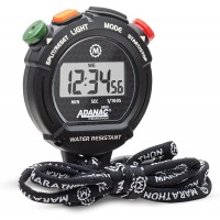ADANAC 8000 Professional Grade Digital Stopwatch with Tactile Feedback Black - BBLZP4KZW