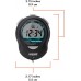 ADANAC Glow Backlit Digital Stopwatch Timer with Extra Large Display Black - BZL0Y74PH