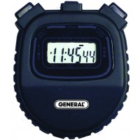 General Tools SW100A Multi-Function Black Stopwatch 1-Line - BXF86YX6V