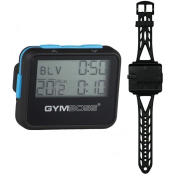 Gymboss Interval Timer and Stopwatch and Watchstrap Bundle - B8CLUO0T7
