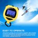Jabroyee Dual-Row 60-Channel Multi-Function Luminous Temperature Stopwatch Waterproof Student Sports Referee Competition Fitness Timer with Lanyard for Running Sport Outdoor - B5TJ1NEYU