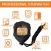 Professional Digital Stopwatch Timer Sports Stopwatch w Stroke or Pace 100 Lap Split Memory 0.001 Second Timing Large Backlight LCD Display Multifunctional Stopwatch for Swimming Running - BHDN98E3E