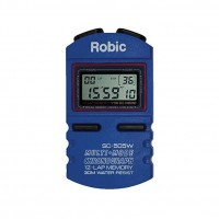 Robic; Developed Sold and Shipped in America; 12 Memory Recall Professional Quality Stopwatch takes 199 readings Easy to Use Easy to Read-Royal Blue - BZU8GG4I2