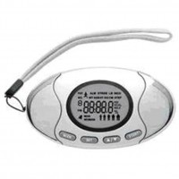 2 in 1 Pedometer with Body Fat Analyser Step Counter Chrome - B8YI44R71