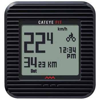 Cateye Fit Wireless Cycling Computer Walking Pedometer - BXOTVRO3V