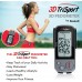 Realalt 3DTriSport Walking 3D Pedometer with Clip and Strap Free eBook | 30 Days Memory Accurate Step Counter Walking Distance Miles Km Calorie Counter Daily Target Monitor Exercise Time. - BYV9U17EO