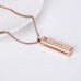 VEAQEE for Flex 2 Bands Jewely Necklace Stainless Steel Accessory Metal Pendant for Flex 2 Tracker - B9UH8BSPI