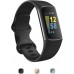 Fitbit Charge 5 Advanced Fitness & Health Tracker with Built-in GPS Stress Management Tools Sleep Tracking 24 7 Heart Rate and More Black Graphite One Size S &L Bands Included - B1VI2XYCS