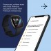 Fitbit Sense Advanced Smartwatch with Tools for Heart Health Stress Management & Skin Temperature Trends Carbon Graphite One Size S & L Bands Included - BC7F4KWP5